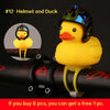 Bicycle Duck with Helmet - Cycle Safely with Sound and Light!